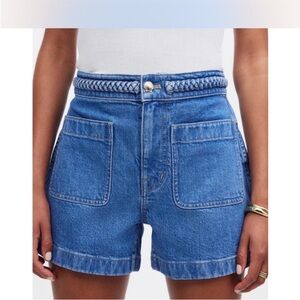 NWT Madewell x lisa says gah the denim emmett short size 28